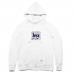 LESS - SQUARE LOGO PULLOVER HOODED