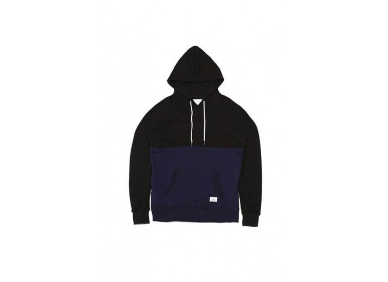 LESS - PANEL PULLOVER HOODED