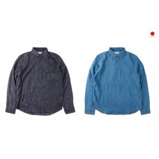 LESS - L/S BUTTON DOWN PULLOVER SHIRT