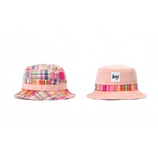 LESS - PATCH WORK BUCKET HAT (Pink/Orange)