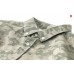 LESS - L/S CAMOUFLAGE BUTTON DOWN SHIRT (Green,Brown)