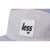 LESS - SQUARE LOGO 7 PANEL CAMP CAP 雙色