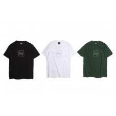 LESS - Dotted Line Square Logo Tee