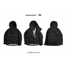  meanswhile x Less - Off Black Series - LS ANORAK